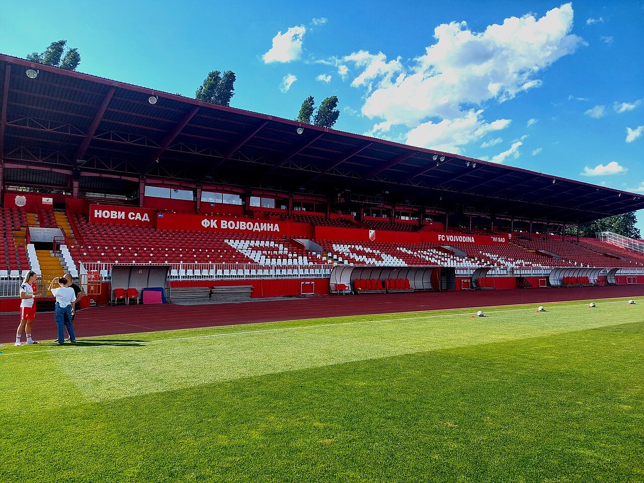 Arhivska fotografija: Stadion Karađorđe u Novom Sadu. Ne prikazuje opisanu utakmicu iz oktobra 2026.