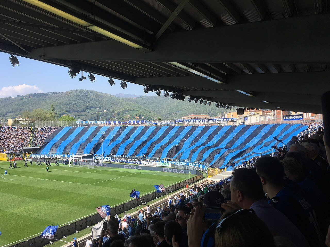Arhivska fotografija: Stadion Atalante u Bergamu. Ne prikazuje opisanu utakmicu iz oktobra 2026.